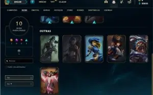 Conta ouro 1 com 22 Champs e 10 Skins (EMAIL NÃO CONFIRMADO)