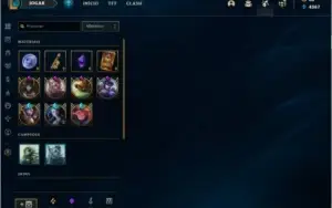 Conta de league of legends