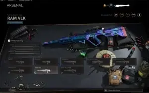 Conta Warzone/MW com Damascus e Obsidian, TODAS as retículas