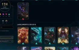 Conta League of  Legends - Nv 160 - Mono Suporte