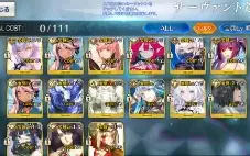 Conta Fate/GO JP - 17 SSR ( 2 SSR com NP6 + Draco )