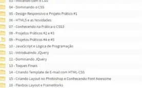 Curso de programador do iniciante ao avançado