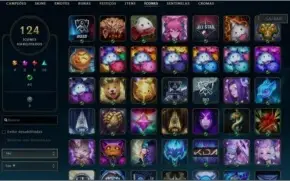 CONTA LOL: COM 37 SKINS - 87 CHAMPIONS - BORDA PLATINA