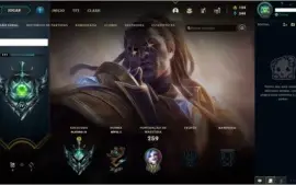 CONTA LOL: COM 37 SKINS - 87 CHAMPIONS - BORDA PLATINA