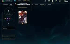 Conta Platina 3 com 26 Champs e 1 Skins + 14 Espolios