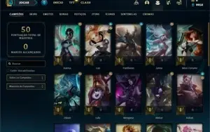 Conta Platina 3 com 26 Champs e 1 Skins + 14 Espolios