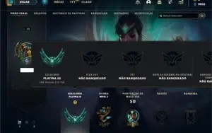 Conta Platina 3 com 26 Champs e 1 Skins + 14 Espolios