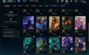 Conta Platina 3 com 26 Champs e 1 Skins + 14 Espolios