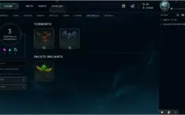 Conta lol level 21 quase 22 ideal para unranked