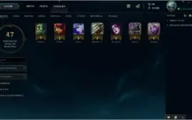 Conta lol level 21 quase 22 ideal para unranked