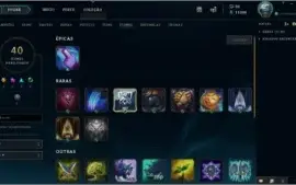Conta lol level 21 quase 22 ideal para unranked
