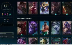 Conta Lol Plat 3 Ex Diamond / Todos Os Champ / Full Acces