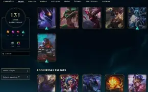 Conta Lol Plat 3 Ex Diamond / Todos Os Champ / Full Acces