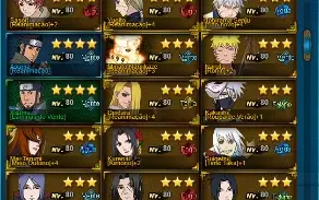 Conta naruto Online 700k de fc, com ninjas limitados.