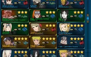 Conta naruto Online 700k de fc, com ninjas limitados.