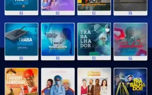 Pack 200 Artes editáveis Dia do trabalhador – Photoshop psd