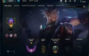 Conta de lol Mestre 60% Winrate