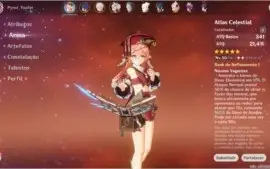 Genshin Impact Conta com Kazuha, Atlas Celestial