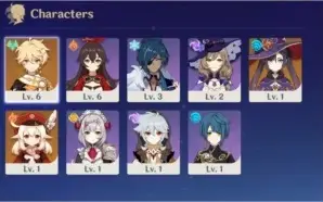 GENSHIN IMPACT (NA) AR 7 KLEE+MONA+RAZOR COM CONSTELACAO