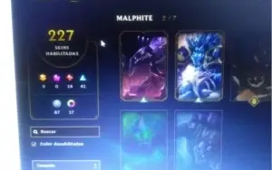 Conta league of Legends 227 skin todos champs