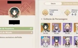 VENDO CONTA GENSHIN IMPACT COM XIAO + KEQUING