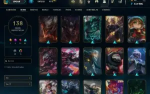 Fullacesso - Conta De 2020 - 138 Skins - Level 242 - 130 Cam