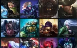 V> Conta Platina 2 124 Campeões 58 skins.Ouro nas duas flex.