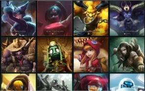 V> Conta Platina 2 124 Campeões 58 skins.Ouro nas duas flex.