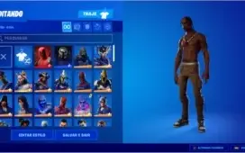 CONTA FORTNITE SEASON 4 ATE A ATUAL