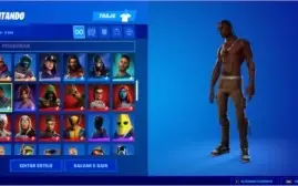 CONTA FORTNITE SEASON 4 ATE A ATUAL
