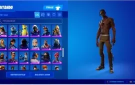 CONTA FORTNITE SEASON 4 ATE A ATUAL