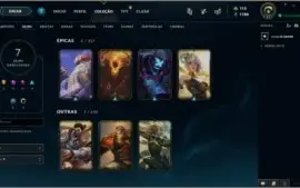 CONTA LOL NIVEL 47 - 7 SKINS - 3 ÉPICAS