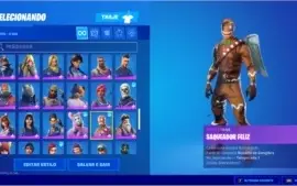 CONTA FORTNITE + CAVALEIRO NEGRO + SALVE O MUNDO