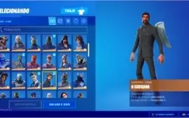 CONTA FORTNITE + CAVALEIRO NEGRO + SALVE O MUNDO