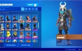 CONTA FORTNITE + CAVALEIRO NEGRO + SALVE O MUNDO