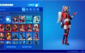 CONTA FORTNITE + CAVALEIRO NEGRO + SALVE O MUNDO