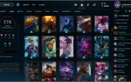 Conta plat IV Lvl 290 378 Skins