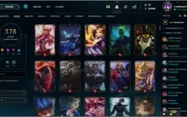 Conta plat IV Lvl 290 378 Skins