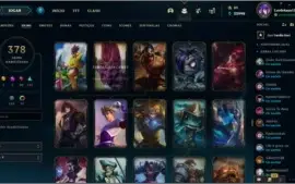 Conta plat IV Lvl 290 378 Skins