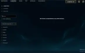 Conta de LOL com 417 skins, precinho
