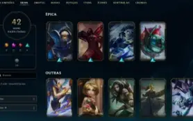 Conta League of Legends Full Acesso - 95 Champs e 42 Skins