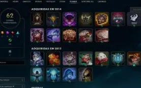 Conta League of Legends Full Acesso - 95 Champs e 42 Skins
