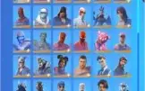 Conta de Fortnite com bastante skins