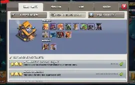 Conta Cv17 Rushada - Clash Of Clans