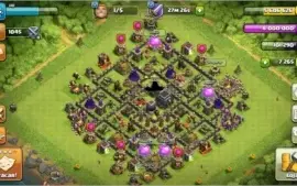 CONTA CLASH OF CLANS CV9 98% FULL