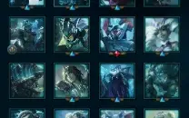 Conta do lol upada manualmente com 110 skin para habilitar