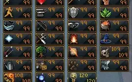 Conta de RS3 -3540 dias(quase 10 anos) - 2208 overall
