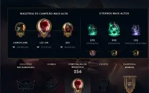 Conta League Of Legends Ex Ouro 3, Varias Skins e Icons