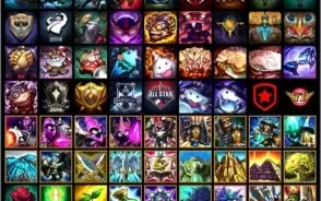 CONTA LOL - TODOS OS CAMPEÕES + 46 SKINS + 74 ÍCONES + GOLD