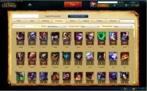 CONTA LOL - TODOS OS CAMPEÕES + 46 SKINS + 74 ÍCONES + GOLD